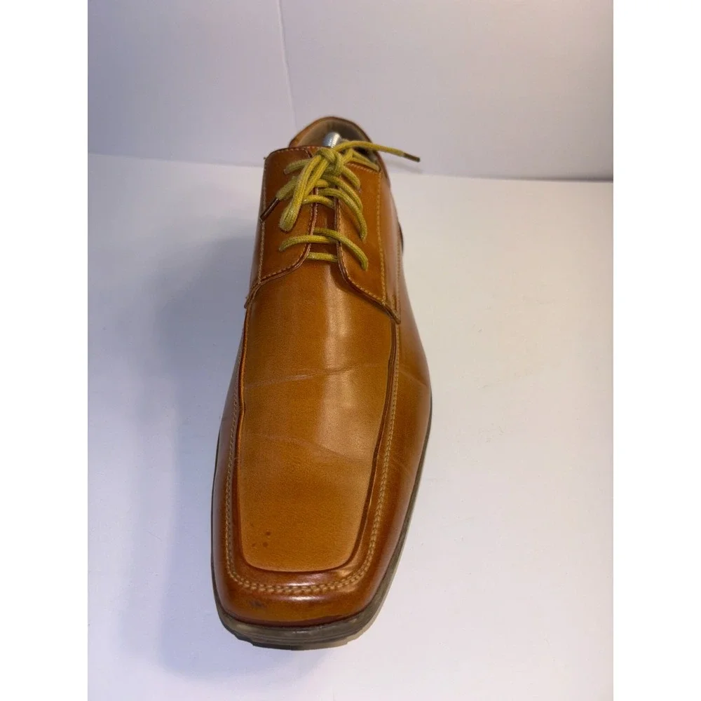 WINSTON Men's Oxford‎ Shoes Brown US 10 Upper Leather Classic Square Toe Formal